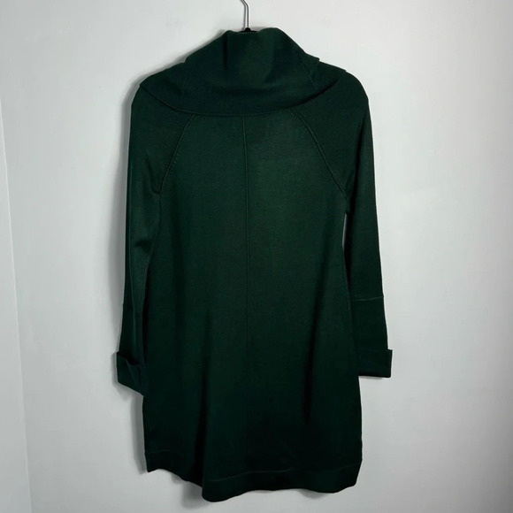 Vince Camuto Hunter green cowl neck Sweater Dress Size Small - Picture 10 of 12
